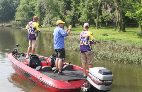 <p>
	Elite Series host Tommy Sanders was on site for BASSCam and ESPNU coverage.</p>
