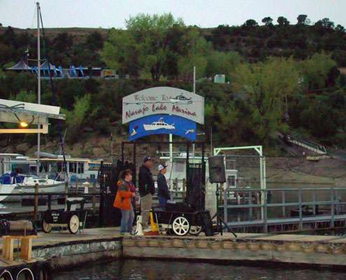 <p>
	Takeoffs and weigh-ins are being held at Navajo Lake State Park Marina.</p>
