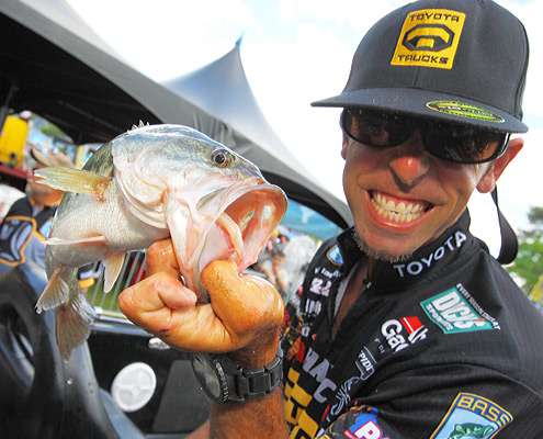 <p>
	Mike Iaconelli made a run at the victory, but came up a little short.</p>
