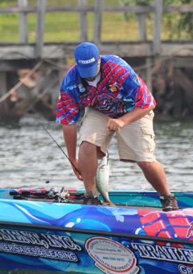 <p>
	A solid keeper is in the boat for rookie Nate Wellman.</p>
