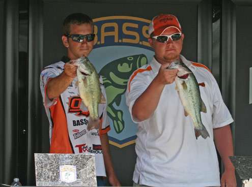 <p>
	Chad Warren and Michael Chain from Oklahoma State finished 13<sup>th</sup> with 16 pounds, 1 ounce.</p>
