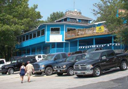 Ahoy's Restaurant at Kimberling Inn Resort and Conference Center is just a short walk away from the weigh-in site.
