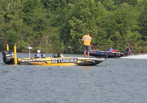 <p>
	Anglers were running all over the Pine Bluff Harbor on Thursday.</p>
