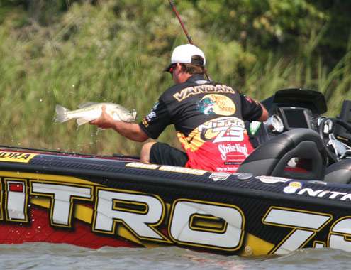 <p>
	This fish pushed Kevin VanDam over the 12-pound mark for the day.</p>
