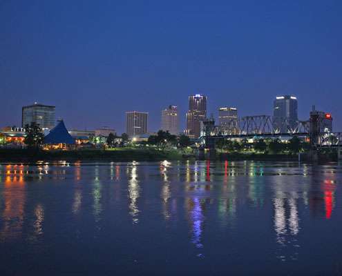 <p>
	Downtown Little Rock in the morning.</p>

