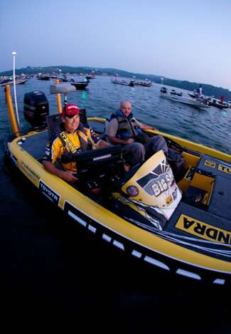 <p>
	Terry Scroggins leads the Elite Series competitors for Toyota Tundra Bassmaster Angler of the Year.</p>
