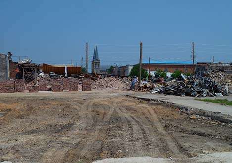 Part of downtown Cullman, or whatâs left of itâ¦mainly now empty lots where careers once stood.