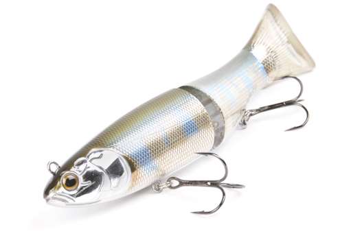 <p>
	<strong>Vagabond: Swim Hustler</strong></p>
<p>
	This jointed swimbait was designed for a very natural swimming action, vibrant flashing, and range control through its weighting system.</p>
