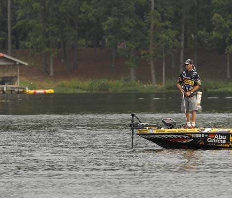 <p>
	 </p>
<p>
	Mike Iaconelli did well on Lake Jordan two years ago in the postseason.</p>
