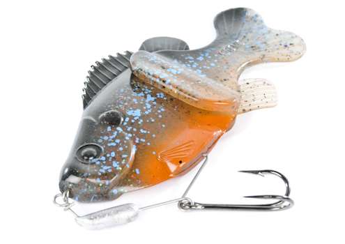 <p>
	<strong>CrÃ¨me Lures: Texas Swimbait.</strong><br />
	This bait comes pre-rigged with Creme's Change-Up rigging system that consists of a screw lock, weight and a keeper. Itâs also fairly<br />
	weeldess thanks to the dual hooks that ride on the belly.</p>
