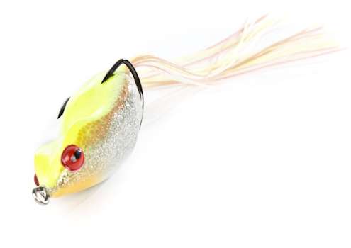 <p>
	<strong>Jackall: Iobee</strong><br />
	Jackall's frog address more than 20 common fixes that anglers make to their frogs and incorporates them into the Iobee.</p>
