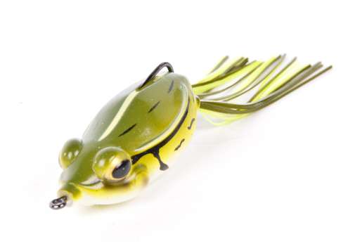 <p>
	<strong>Reins: Kicker Frog</strong><br />
	Reins made the Kicker Frog with a soft body and a single hook, which supposedly increases hookup percentage.</p>
