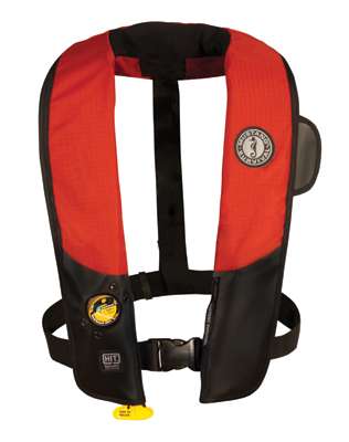 <p>
	<strong>Mustang Survival: HIT Inflatable PFD</strong></p>
<p>
	HID stands for Hydrostatic Inflator Technology. This inflatable PFD requires minimal maintenance, offers a zippered pocket and comes in five color combinations.</p>
