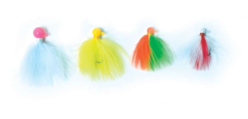 <p>
	<strong>Eagle Claw: Marabou jigs</strong></p>
<p>
	Eagle Claw has expanded its line of Marabou jigs with more colors, allowing anglers to mix-and-match for their lake.</p>
