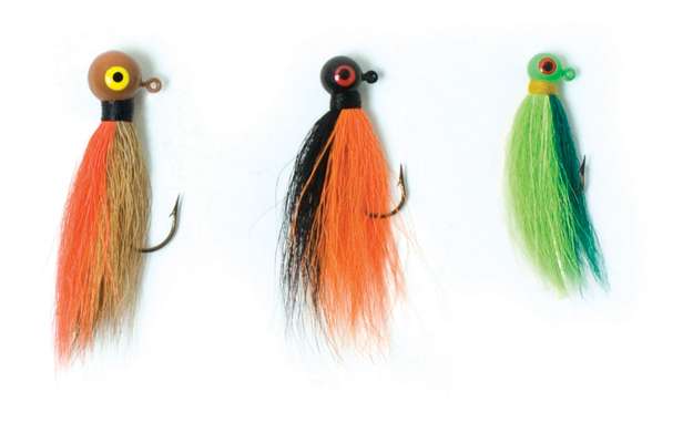 <p>
	<strong>Eagle Claw: Bucktail jigs</strong></p>
<p>
	Eagle Claw is also rolling out a new line of bucktail jigs. These jigs are tied on premium Eagle Claw jig hooks which are designed to retain their sharpness. There are 30 color combinations offering something for most every anglerâs water.</p>
