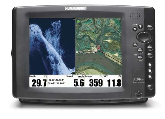 <p>
	<strong>Humminbird: 1158c DI Combo</strong></p>
<p>
	Top of the line in the five-model DI Combo series, the 1158c retails for about $2,200, and it includes chartplotting capabilities, a 10.4-inch color display, Ethernet networking and other features. Like the others, it offers the extremely detailed Down Imaging view when the boat is moving, and it allows anglers to switch instantly to traditional sonar displays when at rest.</p>
