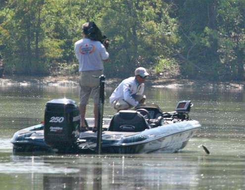 <p>
	 </p>
<p>
	This short fish gets tossed back into the river.</p>
