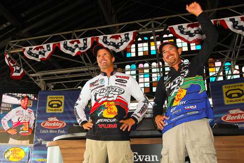 <p>
	...IF he can get past veteran angler Edwin Evers in Sunday's final.</p>
