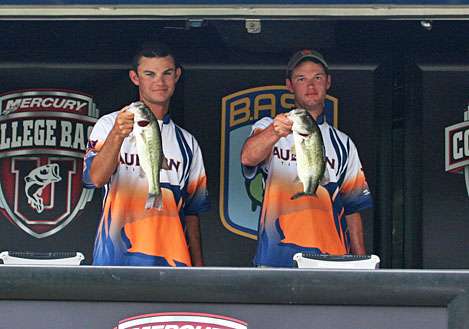 <p>
	It showed on the faces of Auburn anglers Jordan Lee and Shane Powell that they werenât confident their two-day total of 17-5 would get them in the finals.</p>
