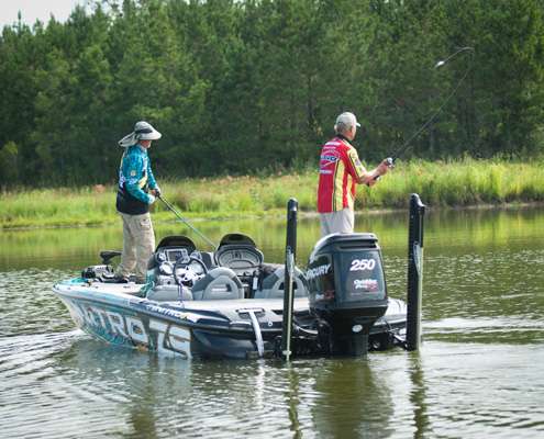 <p>
	The Legends tournament brought together former and current Bassmaster Elite Series anglers. </p>
