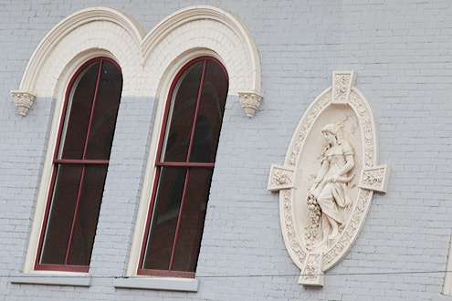<p>
	 </p>
<p>
	As part of the downtown revitalization project, many of the older buildings have been restored preserving the original craftsmanship applied to their construction.</p>
