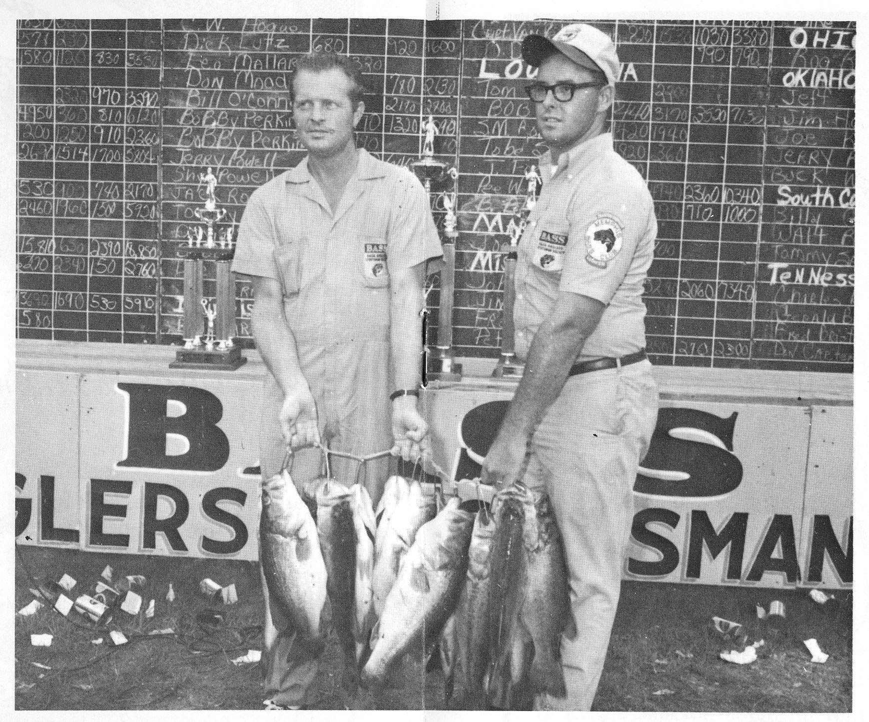 <p>
	Blake honeycutt, left, champion of Eufaula National. Bill Dance, right, took 2nd place at Eufaula.<span style=