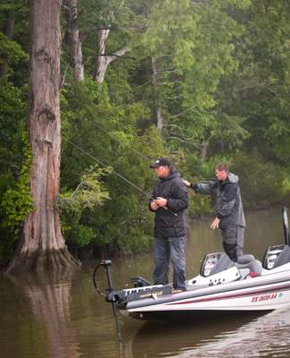 Dove and his co-angler fished in the Chickahominy area of the James River.
