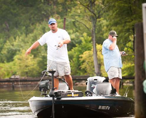 The creeks had a variety of structures to fish.
