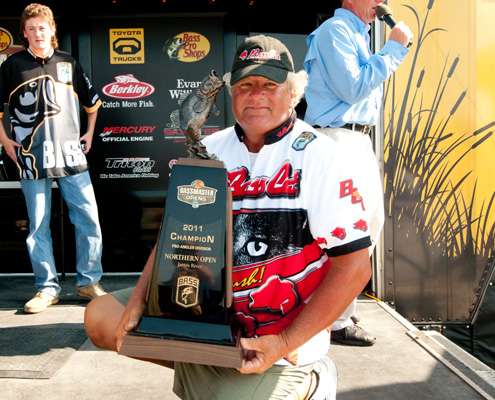 <p>
	Kelly Pratt is the Northern Open #1 champion and has earned a spot in the Bassmaster Classic.</p>
