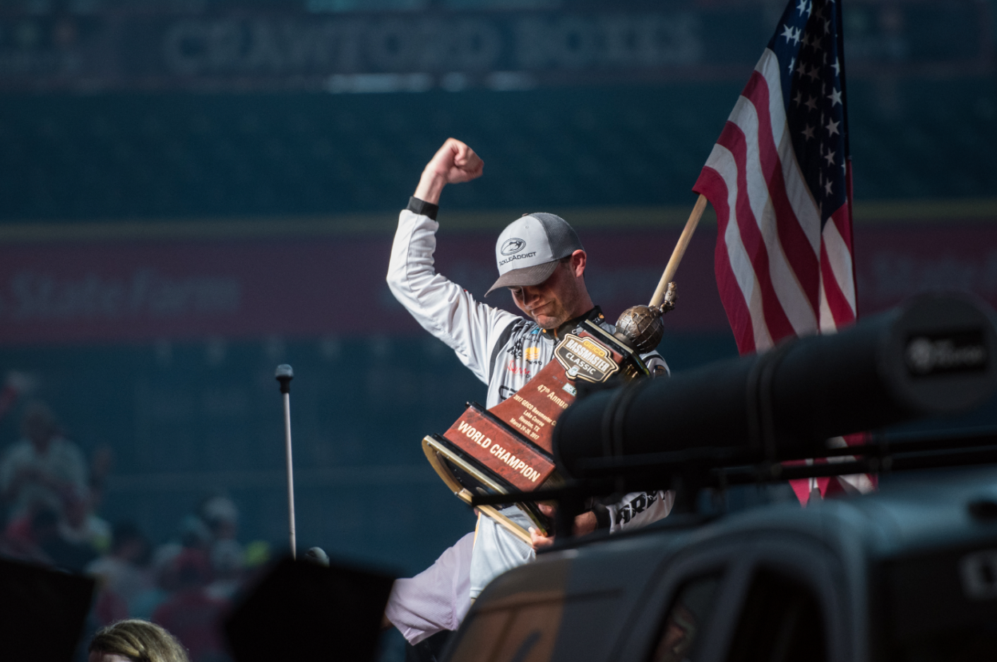 <h4>What means more, a Classic victory or winning Toyota Angler of the Year?</h4>
Thereâs no bigger stage in fishing than the Bassmaster Classic. Just qualifying means you had to do great in the Opens or rank among the top 40 or so on the Elite Series.<BR>
Two-time Classic Champ Jordan Lee knows that Classic victories are career-defining moments. And while they might mean the most in terms of public perception, when it comes to skill, Angler of the Year is the toughest trophy to win in bass fishing.<BR>
Says Jordan, âThe Classic is a three-day event. Itâs a mental game, for sure. But to win AOY, youâve got to be the best of the best for more than just a weekend, youâve got to be consistent for an entire season. Thatâs about 12 tournaments and over 40 days of competition.â
