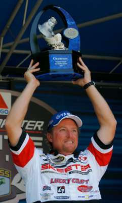 <p>
	Kelly Jordon made a comeback from fourth place to win at the 2006 Elite Series event on the Potomac River.</p>
