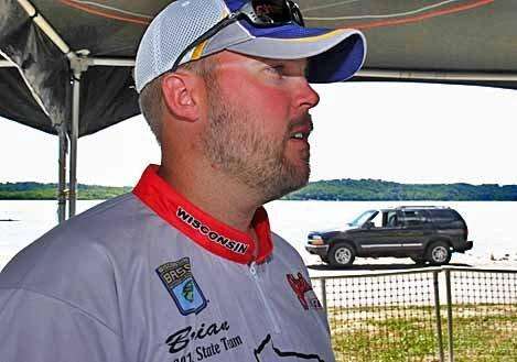 <p>
	 </p>
<p>
	Brian Christianson of Wisconsin has a serious look about him. Thatâs not surprising since heâs in third place in the individual standings, just over 2 pounds off the pace.</p>
