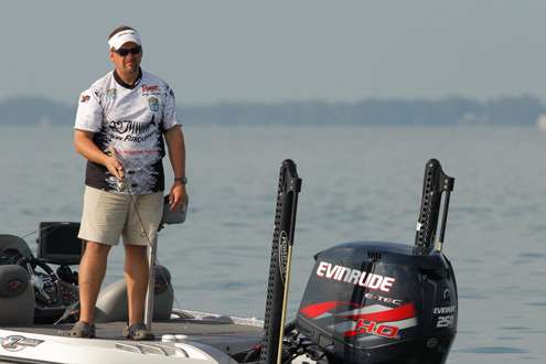 <p>
	Day Two co-angler leader Mike Chunko fished with Michael Murphy.</p>
