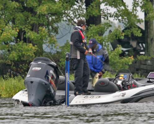 <p>
	With a solid keeper in the boat, Ish Monroe is starting the final day off right.</p>
