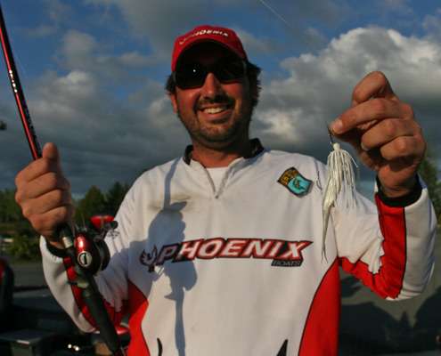 <p> 	<strong>#3 John Pelletier</strong><strong>-- 45 pounds, 7 ounces</strong></p> <p> 	John Pelletier landed all smallmouth, and they all came on a 1/4-ounce white Chatterbait with a 4-inch Pearl White Zoom Super Fluke on the back. Part of the key to catching bigger fish was the retrieve. âI was making long casts and had a slow retrieve â the slower the better,â Pelletier said.</p> 