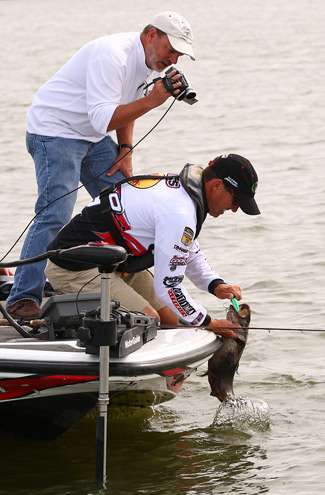 <p>
	 </p>
<p>
	Evers was right in his assumption, the fish was a flathead catfish. </p>
