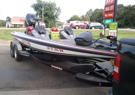 <p>
My archery target is riding in the Phoenix on the road to Oneida.</p>