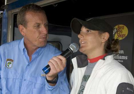 <p>
	Valerie tells fans what her first day of tournament fishing was like.</p>
