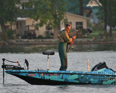 <p>
	Unfortunately for Jimmy Kennedy, the fish he catches is long and has lots of teeth.</p>
