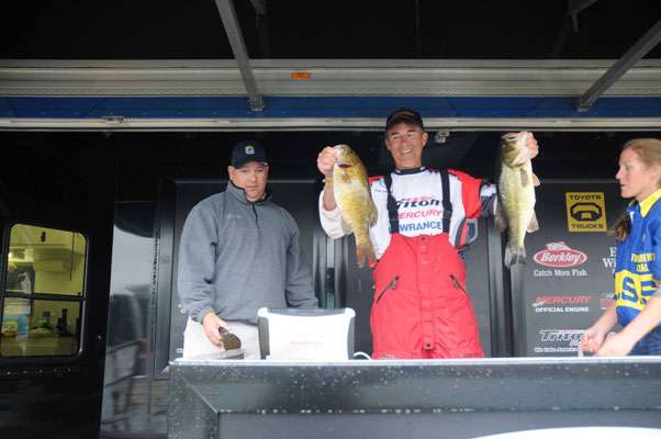 <p>
	Dave Garrison had the big bag of the day â 20-1.</p>
