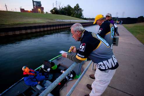 <p> 	B.A.S.S. officials check each boaterâs insurance to make sure there will be no legal issues popping up. </p> 