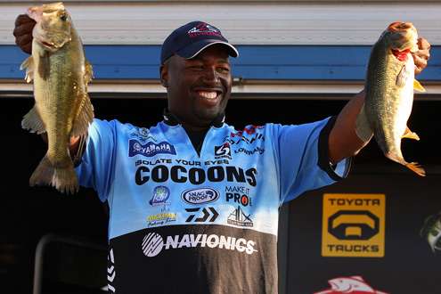 <p>
	These two lunkers helped bring home a win for Ish Monroe.</p>
