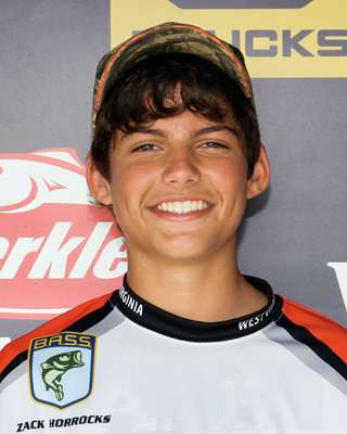 <p>
	<strong>Zachary Horrocks - New River Junior Bassmasters </strong></p>
<p>
	Zachary Horrocks of the New River Junior Bassmasters will fish in the younger age group for the Mid-Atlantic Division. Heâs 14 and he enjoys hunting and playing baseball. Horrocks is a resident of West Virginia.</p>
