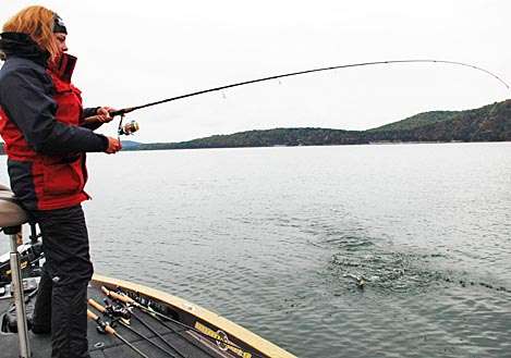 <p>
</p>
<p>
She switches to spinning gear.</p>