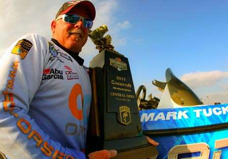 <p>
	 </p>
<p>
	Tucker is looking forward to competing on the Red River in the 2012 Classic.</p>

