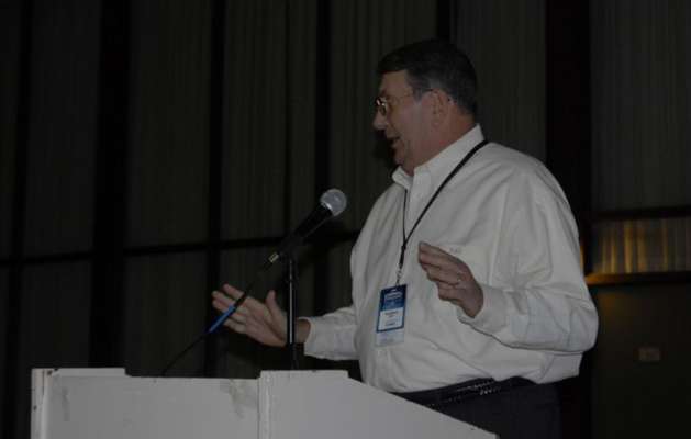 <p>
	Don Corkran, B.A.S.S. Federation Nation national director, welcomed attendees to the B.A.S.S. Federation Nation banquet following the 2011 Bassmaster Federation Nation Championship presented by Yamaha and Skeeter.</p>
