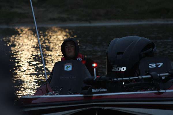 <p>
	Boat 37 is ready to get under way on Day One of competition.</p>
