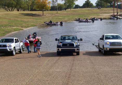 <p>
	The boatramp at Forsythe Park has a generous amount of room.</p>
