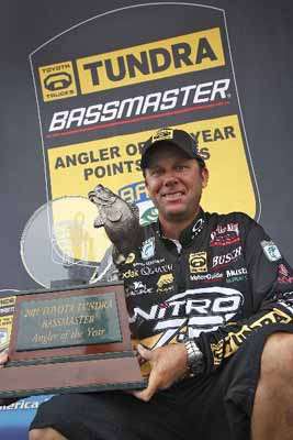 <p>
	<strong>#2 - Seven for Kevin</strong></p>
<p>
	With his unprecedented fourth consecutive Bassmaster Angler of the Year title in hand, Kevin VanDam now has seven â just two fewer than BASS legend Roland Martin and four more than any other angler in history. VanDam used 2011 to further solidify his rightful claim to the title of greatest bass angler of all-time.</p>
