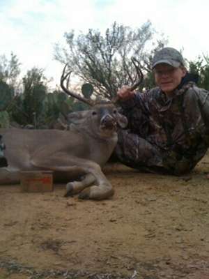 <p>
	The boys truly experienced the hunt of a lifetime. Nicholas shot a 9 pointer. </p>
